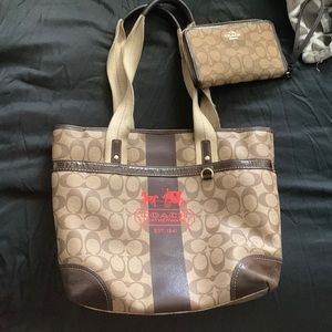 Used bag with wallet still in good condition
